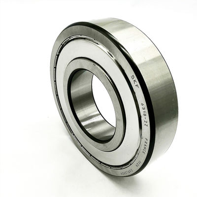 6318-2Z Excavator Spare Parts Deep Groove Ball Bearing 90x190x43mm